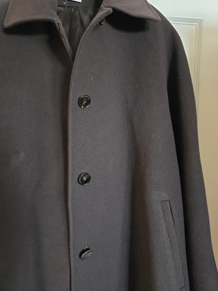 Abrigo Fleurette vintage 100 % pelo camel para mujer talla 10 marrón oscuro EE. UU. Foto 2 de 4