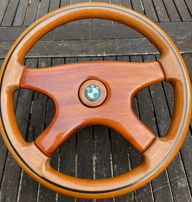 Sportlenkrad BMW E24 E28 Holzlenkrad BMW E30 E32 E34 BMW Oldtimer Lenkrad