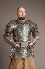 Dwarf Dwarveni Steel Knight Armor Suit Full Body Armor With Cuirass,Pauldrons