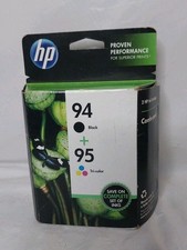 HP 94  95 Tri-Color Combo Pack Black  Tri-Color Cartridges Authentic Expired