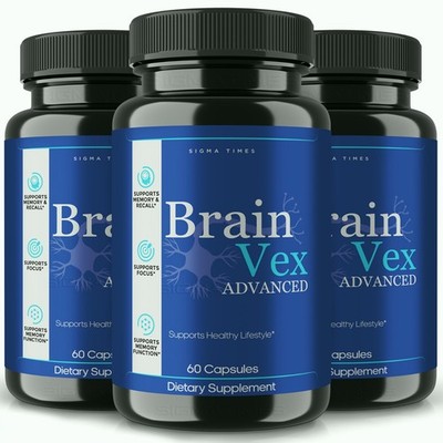 Brain Vex Advanced, BrainVex Advanced Formula for Memory & Brain Health -3PK