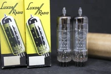 Mullard  EZ90 / 6X4    -  matched pair       NOS
