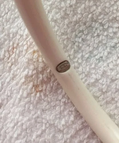 Chanel Brazalete Pulsera Marca de Coco Logo Estrás Pulsera USADA Auténtico #S3047 Foto 3 de 3