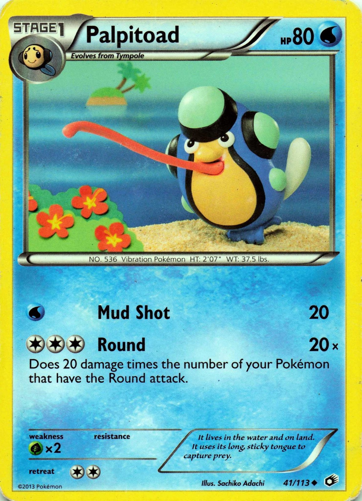 Palpitoad 41/113 Legendary Treasures Uncommon - LP