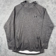 Under Armour Hoodie Men  s L Tech Terry Fitted Cold Gear Sweatshirt Pullover