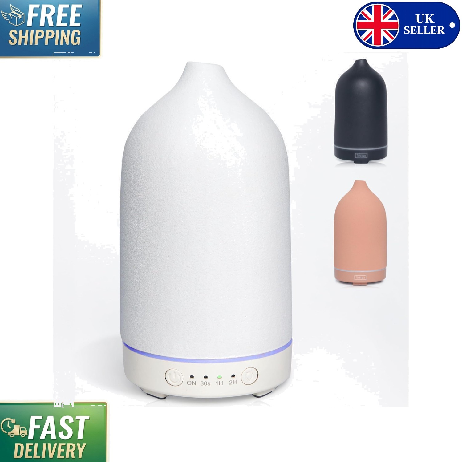 100ml Ultrasonic Mist Diffuser and Aromatherapy Humidifier with Auto Shut-Off