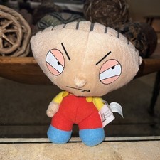 Vintage Stewie Griffin Family Guy Stuffed Plush Doll Figure 7  Nanco 2005