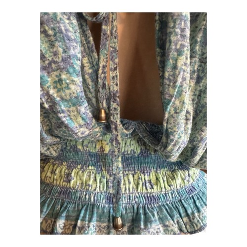 Free People Next Vacation Top Damen Gr. Small in Aqua Kombi kurze Kimonoärmel - Bild 7 von 15