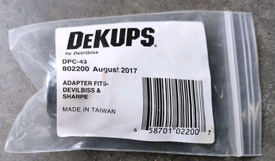 DeVilbiss DPC43 DeKups Disposable cup adapter