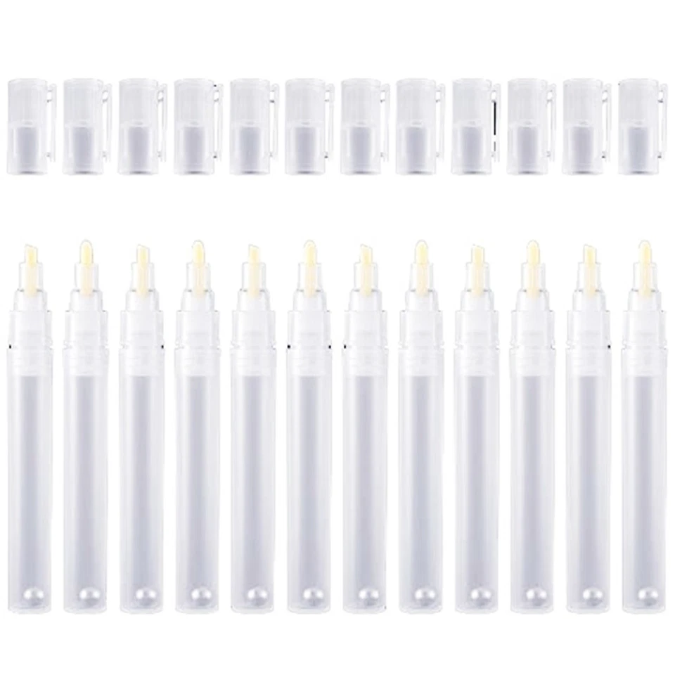 24er-Pack 6 mm 3 mm Leere, Befüllbare -Farbausbesserungsstift-Marker,7259