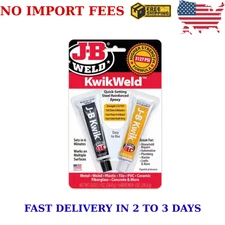 J-B Weld 8276 KwikWeld Quick Setting Steel Reinforced Epoxy - Dark Grey 2 oz