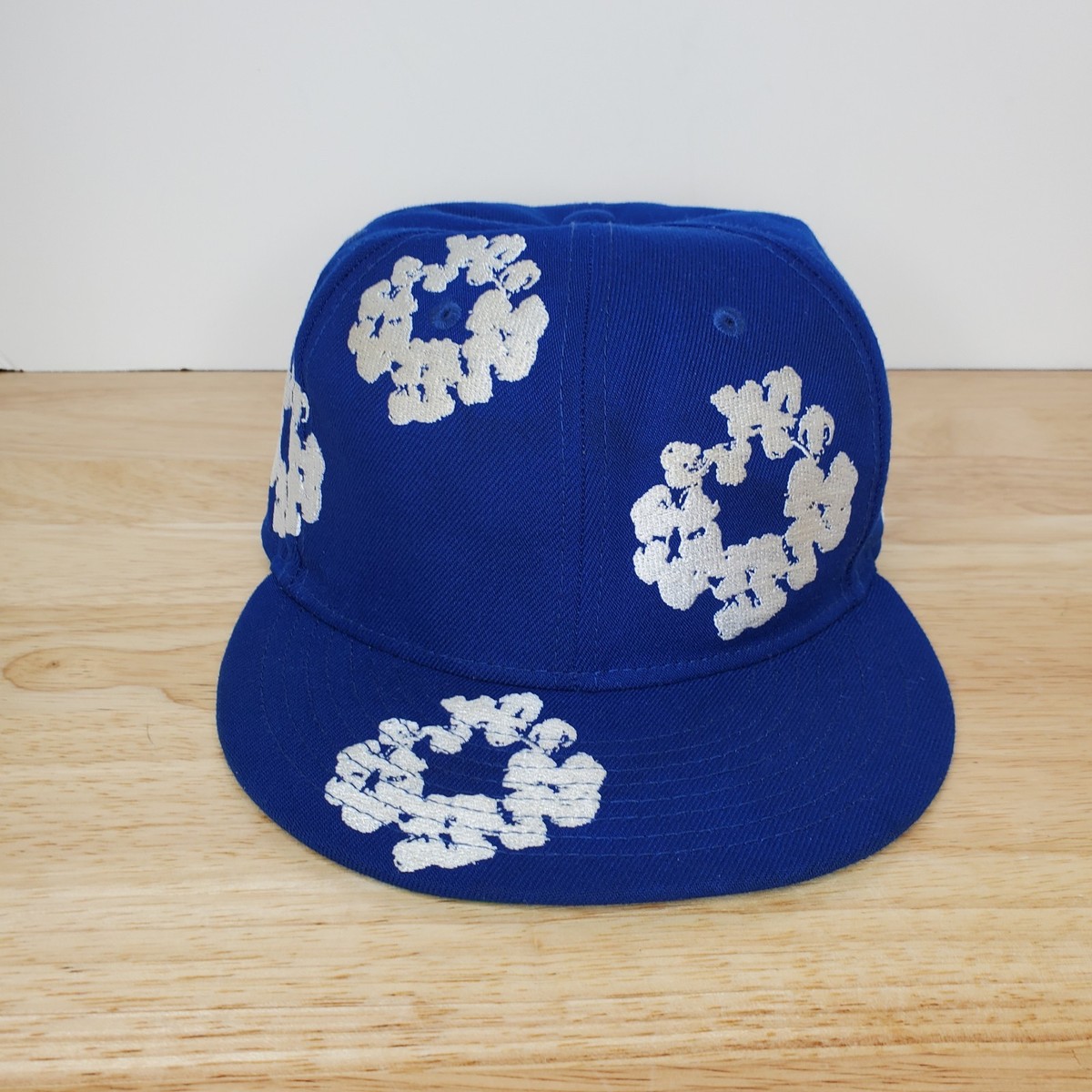Denim Tears x New Era Cotton Wreath 59/50 Hat Cap Royal Blue