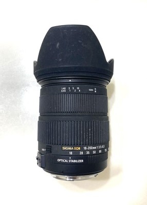 Sigma AF 18-200mm F3.5-6.3 DC OS Zoom Lens for Canon EF EOS