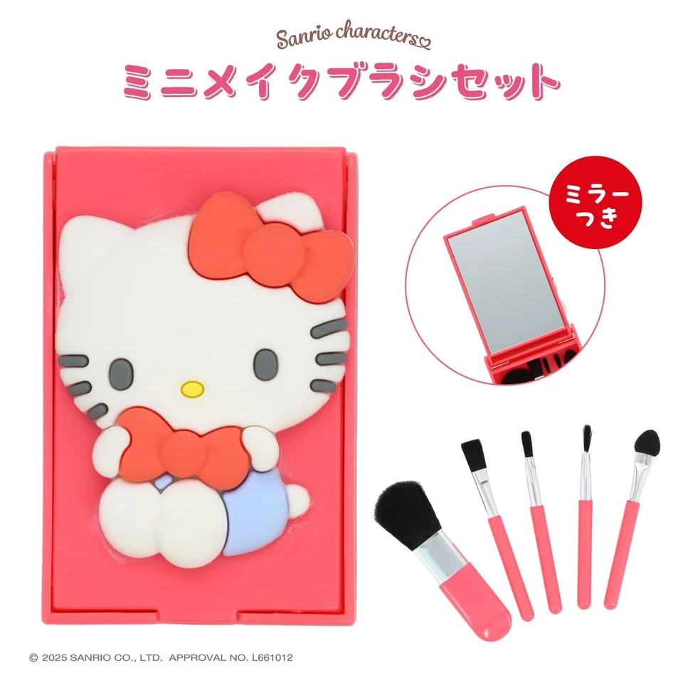 Sanrio Hello Kitty Haarbürsten-Set Japan süß direkt aus JAPAN - Bild 2 von 4