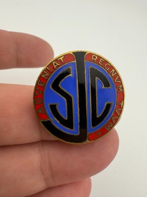 SJC Adveniat Regnum Tuum May Your Kingdome Come Pin Brooch