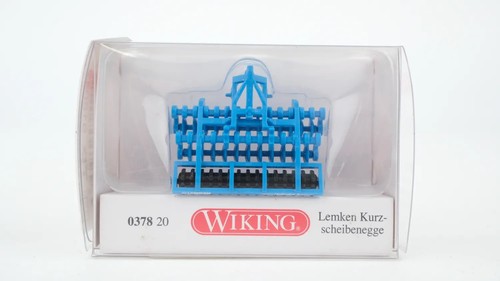 Wiking H0 0378 20 Lemken grada de disco corto Heliodor 9 | Condition: Gebraucht
