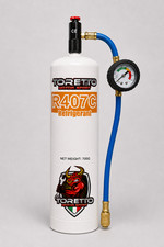 Kit de servicio TORETTO R407C 700g con manguera manómetro conexión 5/16