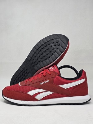 Reebok Classic Red White Lace Up Casual Sneakers Men's Size 10.5 New