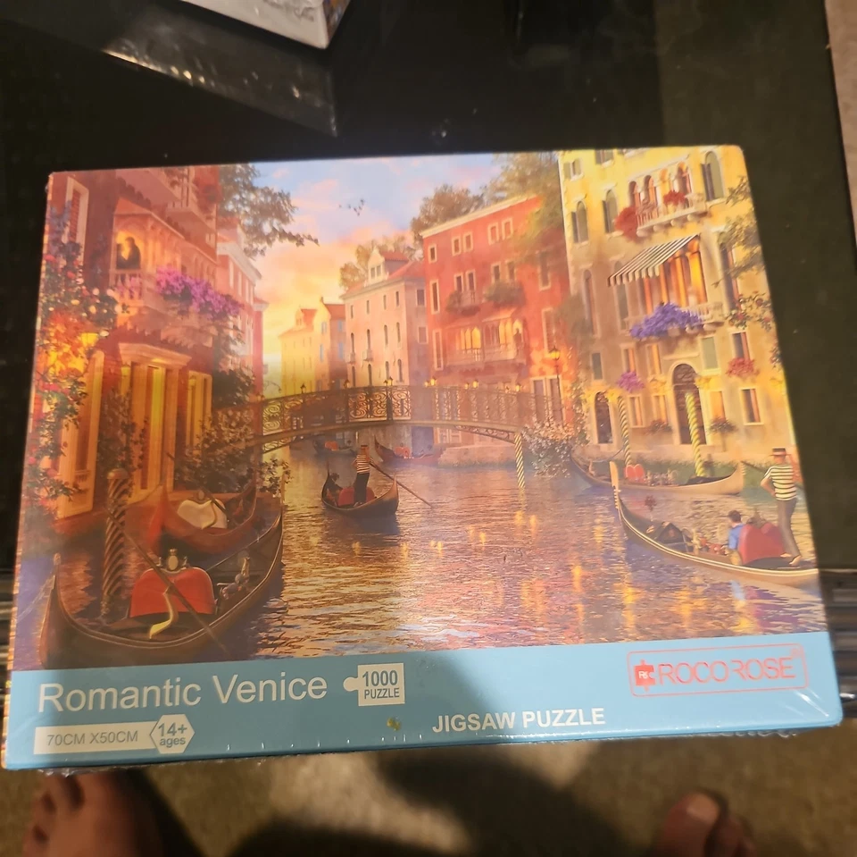 Hao Xiang "Venice Water City" 1000 Piece Puzzle Italy Complete Good Quality! - Image 4 of 4