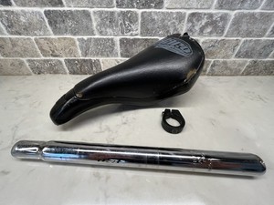 Haro BMX Seat Drop Nose Seat Fusion Seat Post Haro Seat Clamp Vintage Bmx