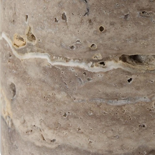 Uttermost 30403 Cortado Table Lamp Travertine and Antique Brass - Picture 3 of 7