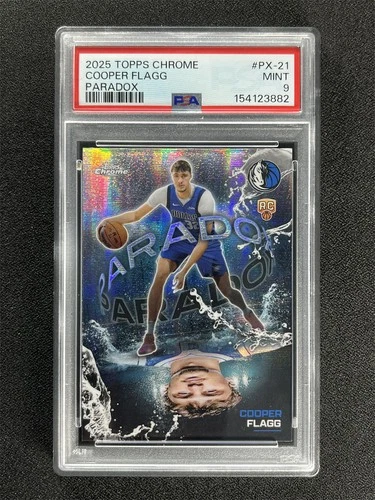 2025 Topps Chrome Cooper Flagg Base (PSA 9)