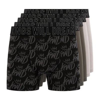 Kings Will Dream Kingsported Herren 5er Pack Boxershorts Unterwäsche 5 Paar Pack