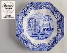 Spode Blue Italian 14" Octagonal Serving Platter 250th Anniversary 11901173