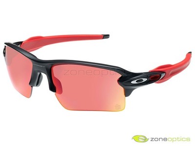 Oakley Flak 2.0 XL MLB Cardinals Sunglasses OO9188-A659 Matte Black/Prizm Field