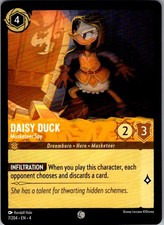 Daisy Duck - Musketeer Spy Ursula's Return 7/204 Common Lorcana Near Mint