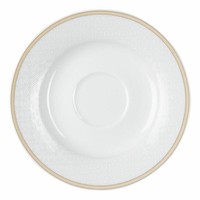 Ritzenhoff & Breker Espressountere Geo, Untertasse, Porzellan, Weiß, 13 Cm
