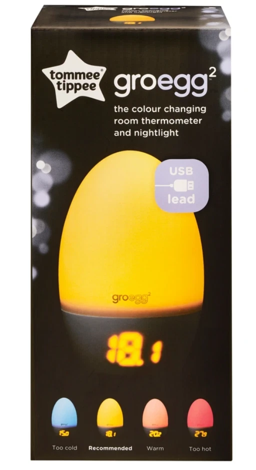 Tommee Tippee GroEgg 2 Nursery Night Light and Thermometer
Opens in a new window or tab