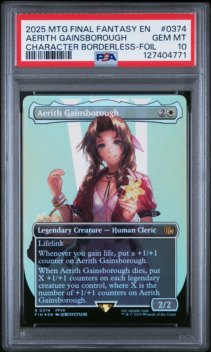 Aerith Gainsborough (Borderless) (Surge Foil) Final Fantasy Foil