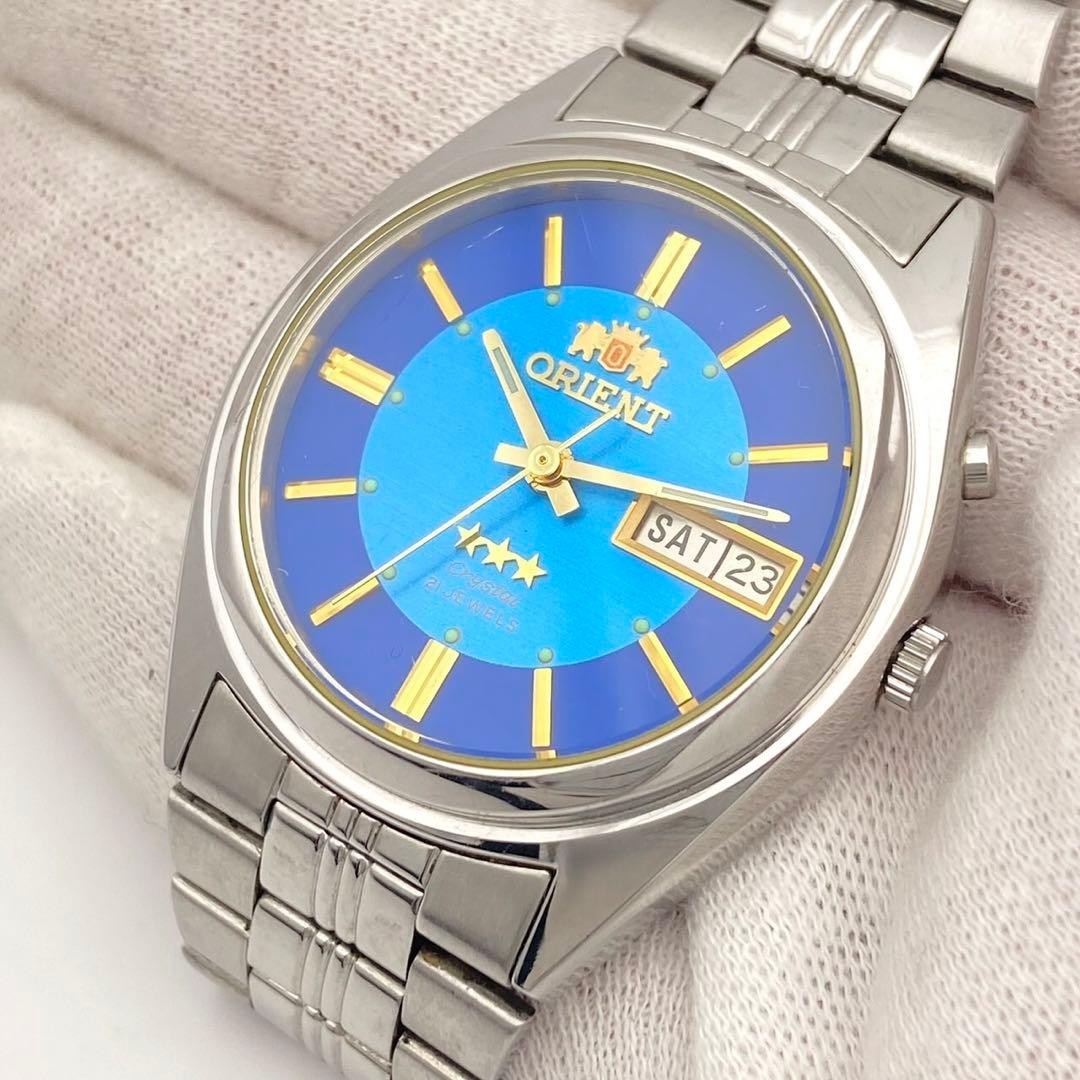 Working condition Orient Three Star Automatic Wri… - image 1