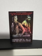 2010 Topps UFC Fight Poster Review UFC 71 Chuck Liddell VS Quinton Jackson