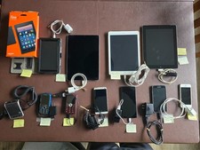 Wholesale Lot iPads, Phones, Kindle - Reset with Good Screens - Chargers Incl.
