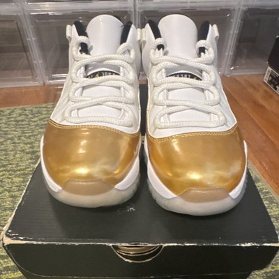 Jordan Air Jordan 11 Retro Low ''Closing Ceremony'' White Gold Black 528895-103