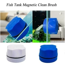 Fish Tank Aquarium Glass Magnetic Cleaning Brush Algae Scraper Cleaner Scrubber