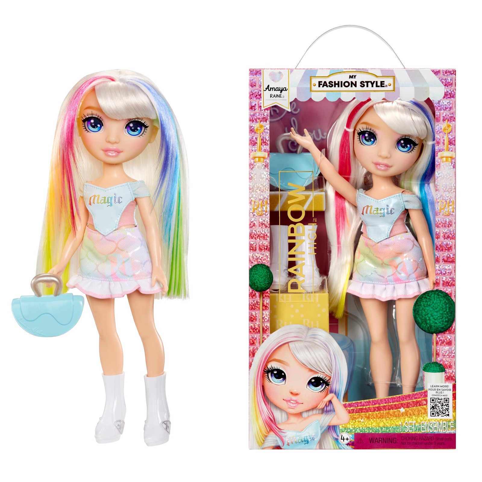 Rainbow High My Fashion Style Doll - Amaya - 28 cm Regenbogenfarbene Modepuppe m 5590₽