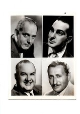 BEN GRAUER TONY MARVIN DON WILSON ANDRE BARUCH TV MEN 1975 NBC TV ORIG PHOTO Y10