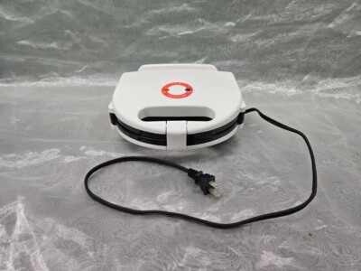 Sandwich Toaster   Model TSK-245   White Portable Mini Sandwich Toaster Kitchen
