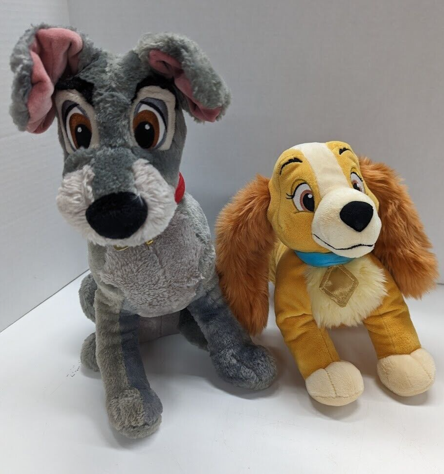 Vintage Lady and The Tramp Plush Toys Stuffed Animals