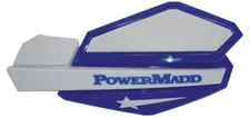 Powermadd Star Series Handguard Kit For Arctic Cat Snowmobile (Blue/White) 34221