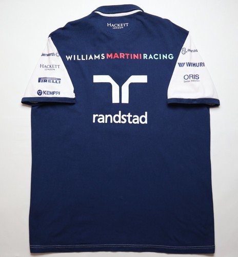 WILLIAMS MARTINI RACING 2012 HACKETT RACING F1 POLO SHIRT JERSEY VINTAGE MEN 2XL - Picture 2 of 14