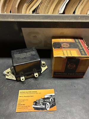 1937 1938 1939 1940 1941 1942 1947 1948 1949 1950 HUDSON VOLTAGE REGULATOR