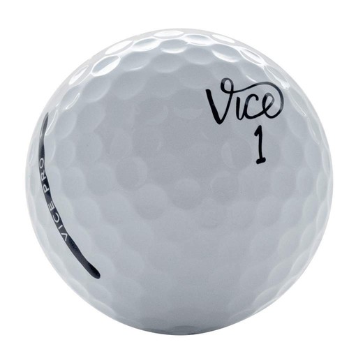 50 Pack White Vice Pro Used Golf Balls AAAAA 5A Mint Bulk Recycled Balls