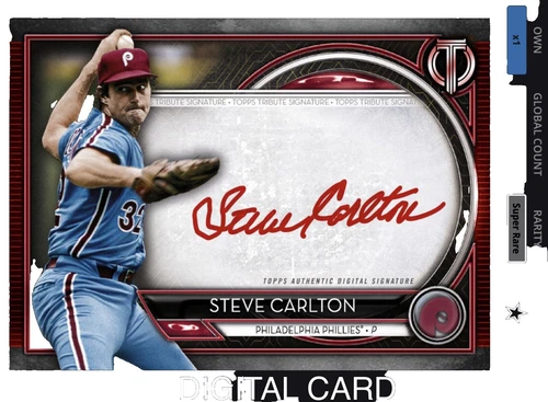 Topps Steve Carlton Baseball Sports Trading Cards