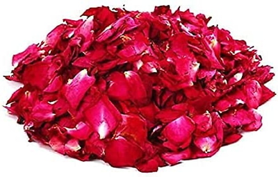Dried Red Rose Petals, Real Natural Dried Rose Petals 1.75Oz/50G