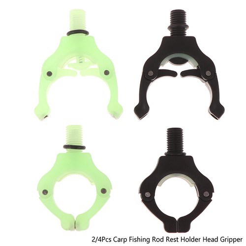 2/4Pcs Carp Fishing Rod Rest Head Butt Rod Holder For Fishing Alarm And Buzz Bar - Photo 9/15