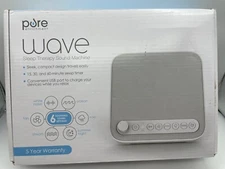 Pure Enrichment WAVE Premium Sleep Therapy Sound Machine Seamless Looping Timer